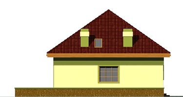 Левый фасад дома, Двухэтажный дом 13х10 - 135.7 м2
