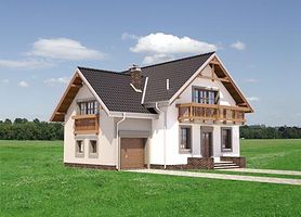 Вертикальный разрез дома, Двухэтажный дом 12х10 - 149.7 м2