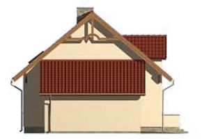 Левый фасад дома, Двухэтажный дом 9х15 - 164.6 м2