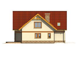 Правый фасад дома, Двухэтажный дом 16х14 - 251.9 м2