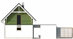 Задний фасад дома, Двухэтажный дом 11х13 - 105.9 м2