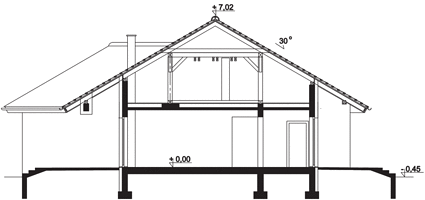 Вертикальный разрез