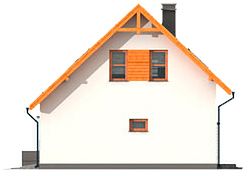 Правый фасад дома, Двухэтажный дом 9х11 - 115.86 м2