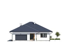 Передний фасад дома, Одноэтажный дом 14х20 - 171.12 м2