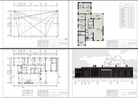 Одноэтажный дом