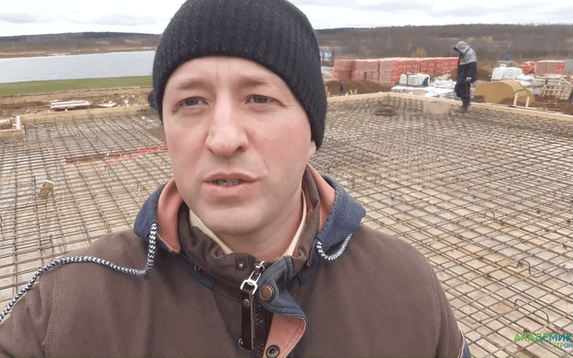 Заливка монолитных перекрытий над баней